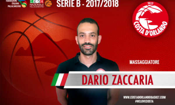 Dario Zaccaria sarà il massaggiatore dell’Irritec Costa d’Orlando