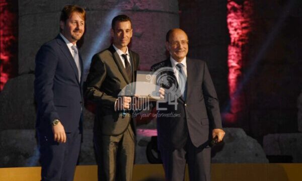 Segesta, ai “Gazzetta Sports Awards SeeSicily” Schifani premia Nibali: «Puntare su turismo dello sport e dello spettacolo»